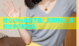糖心Vlog最新下载：无限精彩，即刻分享你的生活