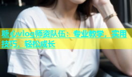 糖心vlog师资队伍：专业教学，实用技巧，轻松成长