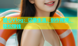 糖心Vlog：记录生活，创作视频，轻松赚钱