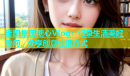 圭田集团糖心Vlog：记录生活美好瞬间，分享创意生活方式