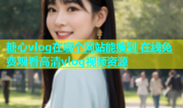 糖心vlog在哪个网站能搜到 在线免费观看高清vlog视频资源