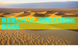 探索糖心VLOG：视频社交与创作的完美结合