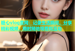 糖心vlog官网：记录生活瞬间，分享精彩视频，随时随地观看和互动