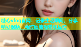 糖心vlog官网：记录生活瞬间，分享精彩视频，随时随地观看和互动