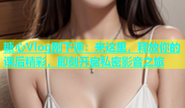 糖心Vlog刚下课：来这里，释放你的课后精彩，即刻开启私密影音之旅