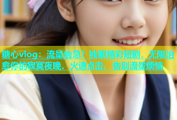 糖心vlog：流量告急？独家精彩短剧，无限治愈你的寂寞夜晚，火速点击，告别流量烦恼