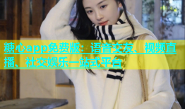 糖心app免费版：语音交友、视频直播、社交娱乐一站式平台