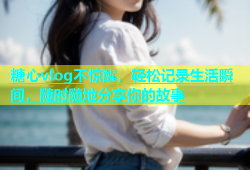 糖心vlog不惊醒，轻松记录生活瞬间，随时随地分享你的故事