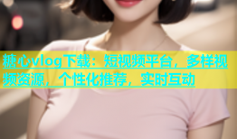 糖心vlog下载：短视频平台，多样视频资源，个性化推荐，实时互动