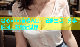 糖心vlog官载入口：记录生活，分享瞬间，发现新世界