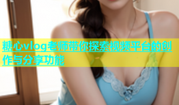 糖心vlog老师带你探索视频平台的创作与分享功能