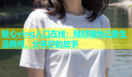 糖心vlog入口在线：随时随地记录生活瞬间，分享你的故事