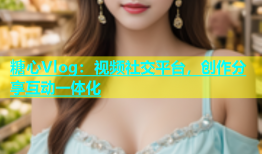 糖心Vlog：视频社交平台，创作分享互动一体化