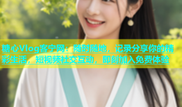 糖心Vlog客宁网：随时随地，记录分享你的精彩生活，短视频社交互动，即刻加入免费体验