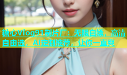 糖心Vlog91制片厂：无限白嫖，高清自由选，AI定制推荐，让你一直爽