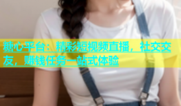 糖心平台：精彩短视频直播，社交交友，赚钱任务一站式体验