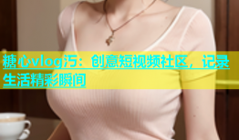 糖心vlog汅：创意短视频社区，记录生活精彩瞬间