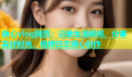 糖心vlog网页：记录生活瞬间，分享美好时光，视频日志随心创作