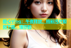 糖心Vlog：午夜释放，精彩污片即刻下载，懂你的