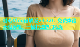 糖心Vlog破解版v3.3.0：免费体验无限剪辑，一键打造热门视频