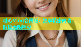 糖心Vlog会员版：独享私密高清，解锁无限精彩