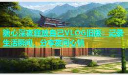 糖心深夜释放自己VLOG旧版：记录生活瞬间，分享夜间心情