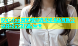 糖心vlog网页版高清流畅播放互动分享轻松记录精彩生活