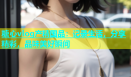 糖心vlog产精国品：记录生活，分享精彩，品味美好瞬间