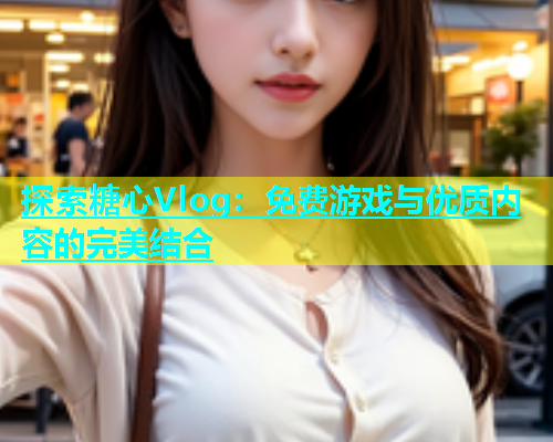探索糖心Vlog：免费游戏与优质内容的完美结合