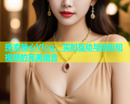 探索糖心Vlog：实时互动与精彩短视频的完美结合