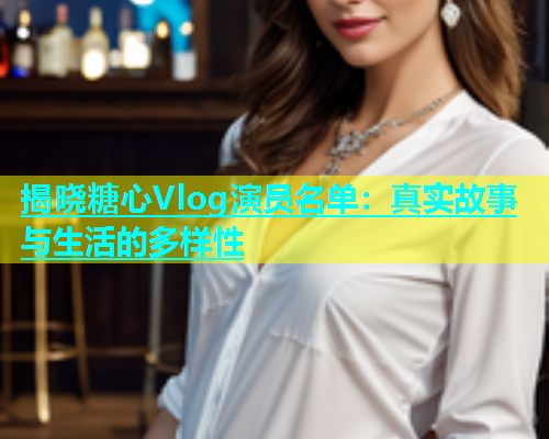 揭晓糖心Vlog演员名单：真实故事与生活的多样性