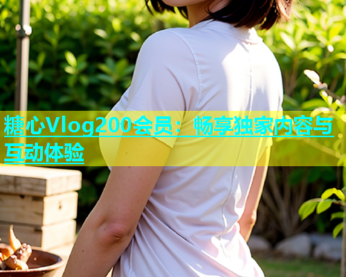 糖心Vlog200会员：畅享独家内容与互动体验
