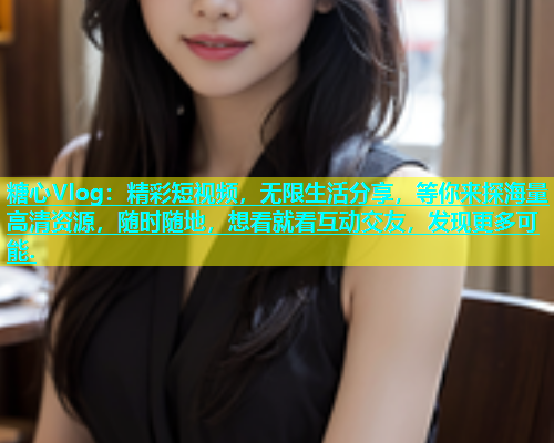 糖心Vlog：精彩短视频，无限生活分享，等你来探海量高清资源，随时随地，想看就看互动交友，发现更多可能.