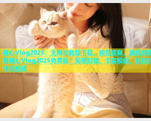 糖心Vlog2025：无限次数版下载，视觉盛宴，离线免费看糖心Vlog2025免费版：简易剪辑、丰富模板，轻松创作短视频