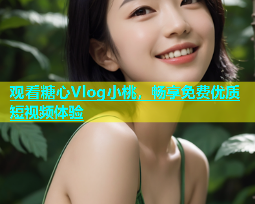 观看糖心Vlog小桃，畅享免费优质短视频体验