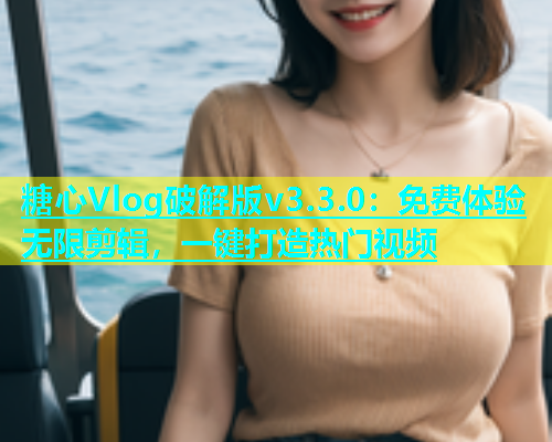糖心Vlog破解版v3.3.0：免费体验无限剪辑，一键打造热门视频