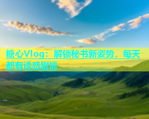糖心Vlog：解锁秘书新姿势，每天都有诱惑剧情