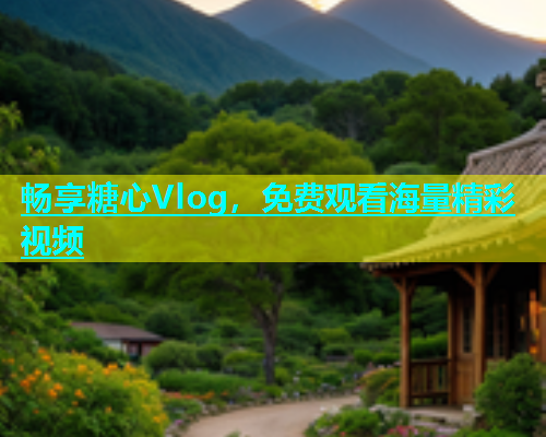 畅享糖心Vlog，免费观看海量精彩视频