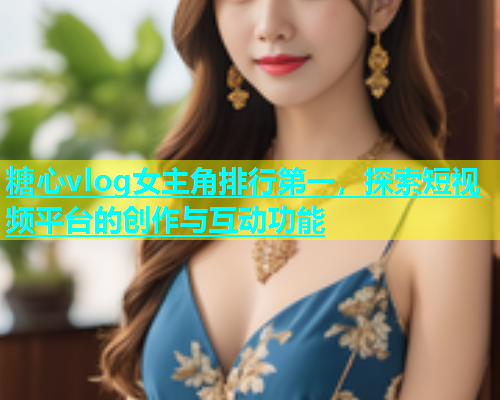 糖心vlog女主角排行第一，探索短视频平台的创作与互动功能