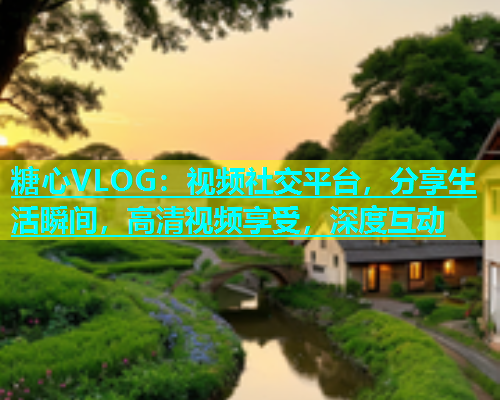 糖心VLOG：视频社交平台，分享生活瞬间，高清视频享受，深度互动