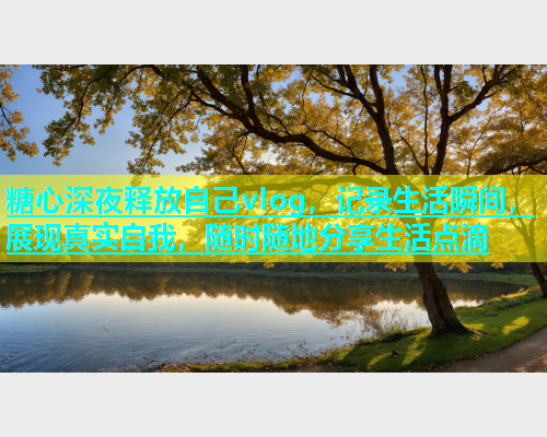 糖心深夜释放自己vlog，记录生活瞬间，展现真实自我，随时随地分享生活点滴