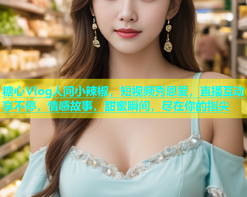 糖心Vlog人间小辣椒，短视频秀恩爱，直播互动享不停，情感故事，甜蜜瞬间，尽在你的指尖