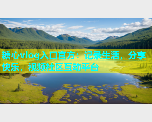 糖心vlog入口官方：记录生活，分享快乐，视频社区互动平台