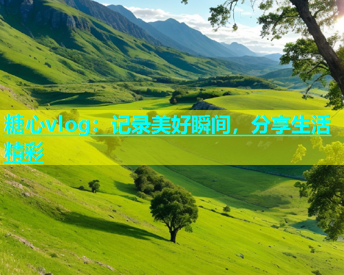 糖心vlog：记录美好瞬间，分享生活精彩