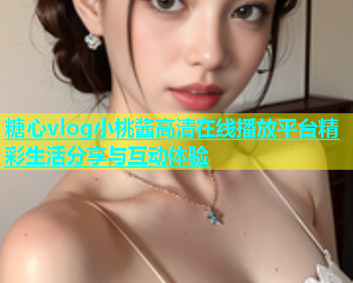糖心vlog小桃酱高清在线播放平台精彩生活分享与互动体验